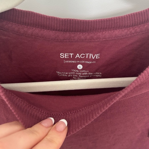 Set Active cropped longsleeve - Picture 2 of 2